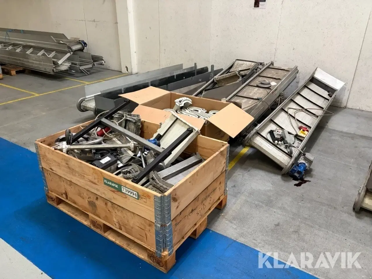 Billede 1 - Samlet lot transportbånd Crizaf med tilbehør