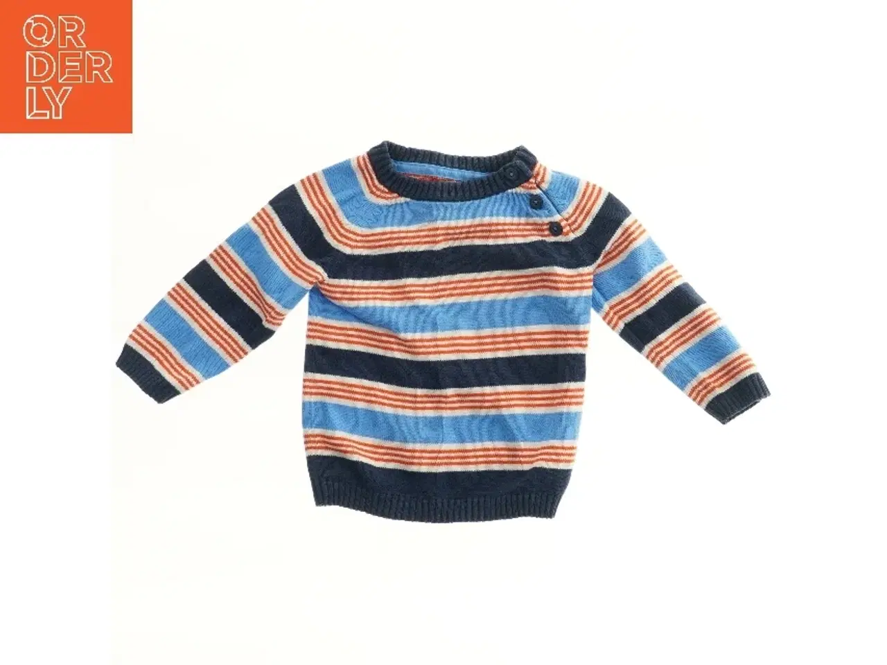 Billede 1 - Strikket trøje med striber fra H&M (str. 74)