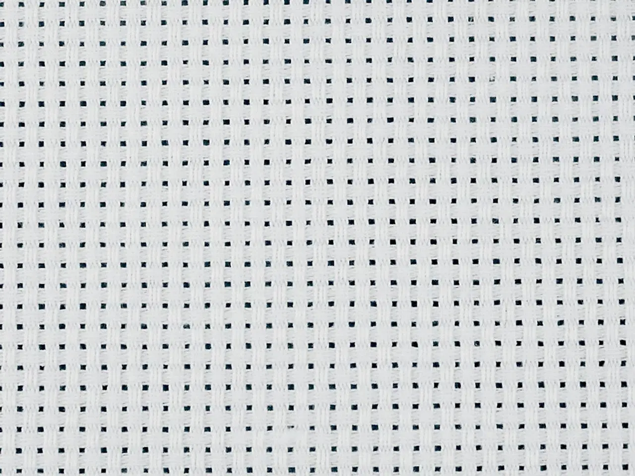 Billede 1 - Aidastof 150 cm - Hvid Broderistof i 100% Bomuld