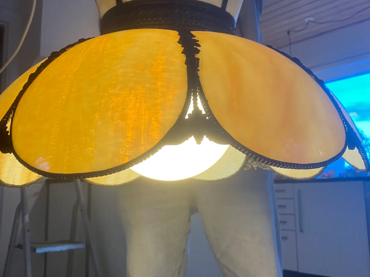 Billede 2 - Rigtig flot Tiffany stil loftslampe