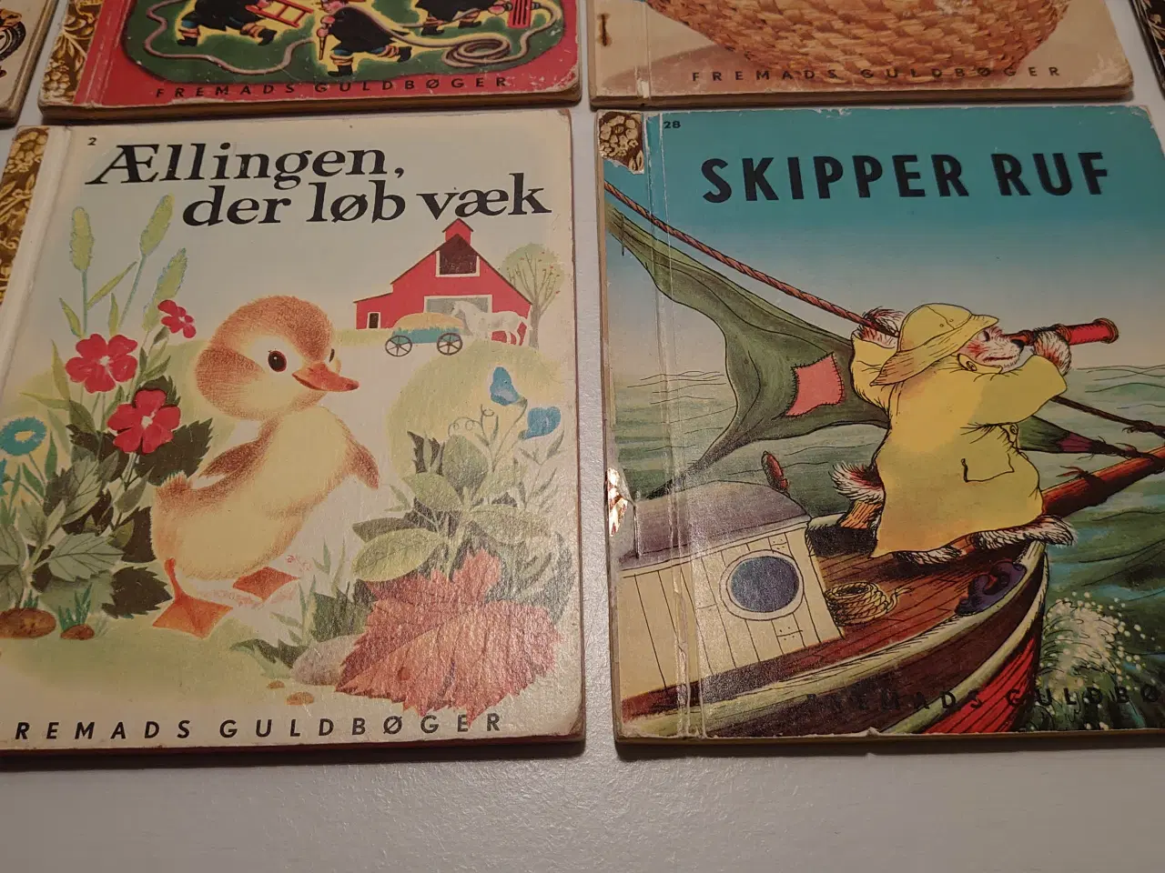 Billede 7 - 8 stk Fremads Guldbøger i blandet stand.