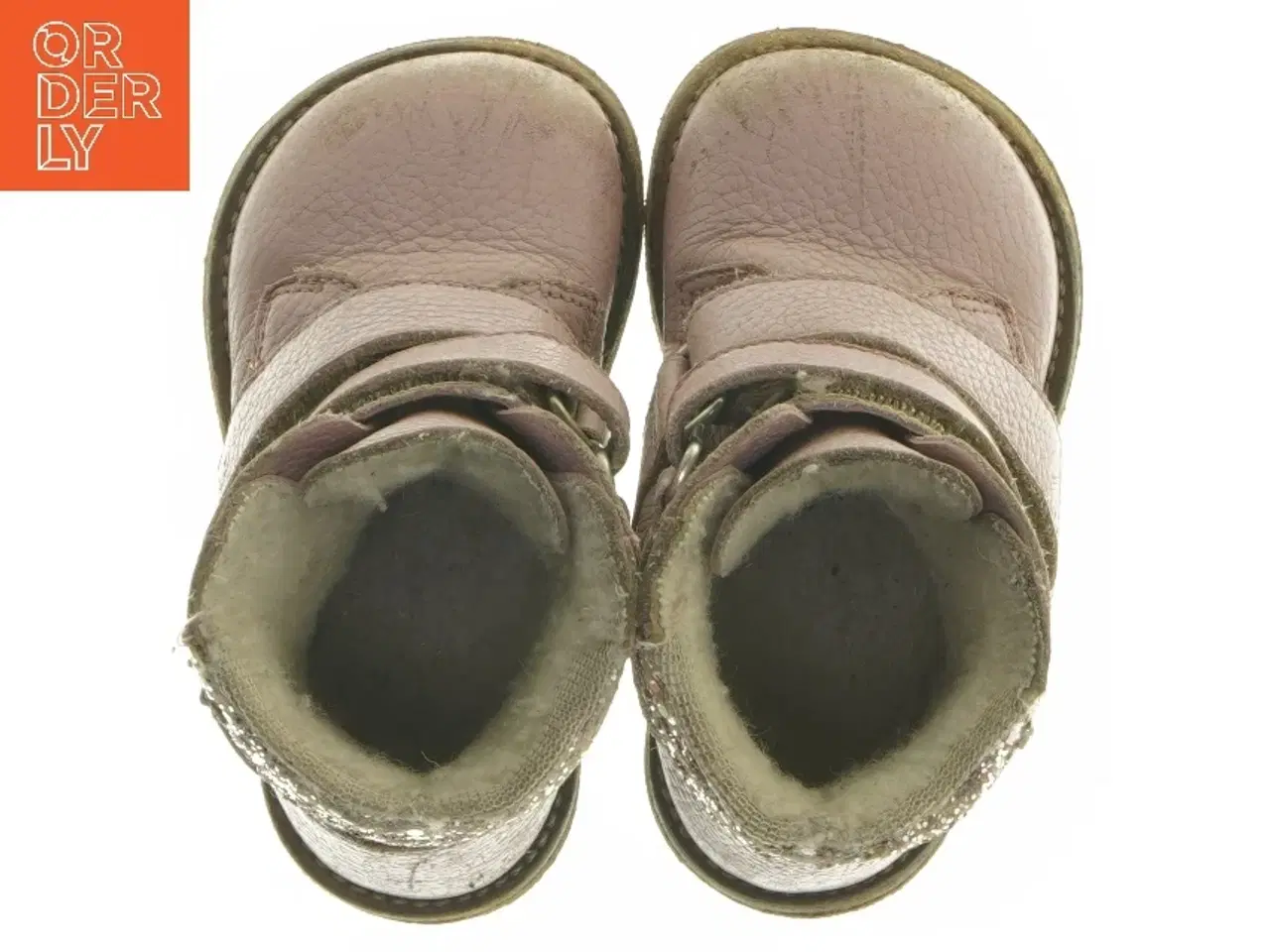 Billede 5 - Børnestøvler i lyserød glitter (str. 21 )