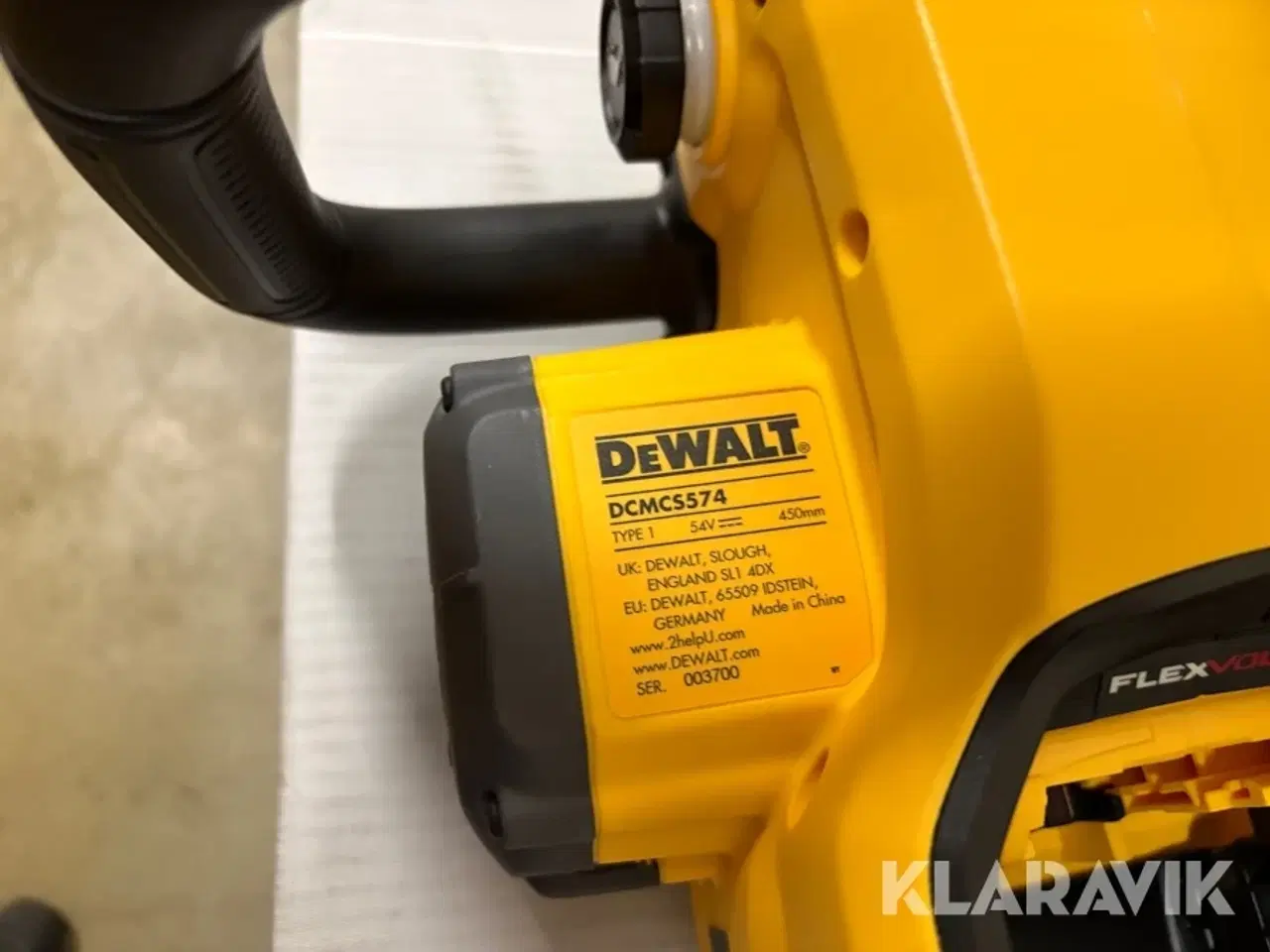 Billede 7 - Motorsav DeWalt DCMCS574N