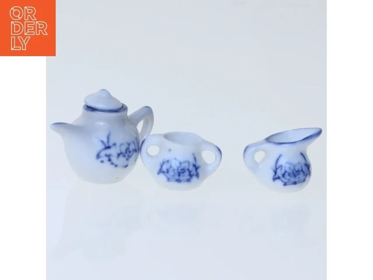 Billede 3 - Miniature porcelæns tesæt (str. 1 cm og 2 cm)