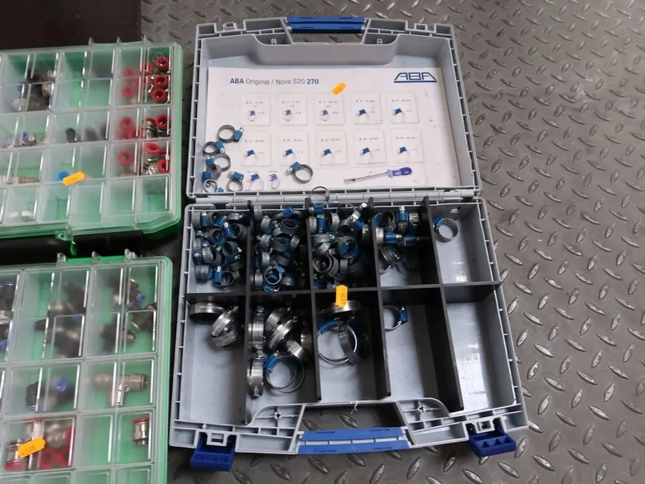 Billede 5 - 4 stk. sortimentskasser med div. Fittings