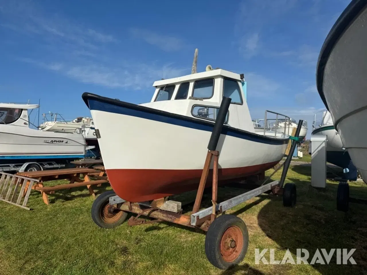 Billede 1 - Båd Bess 22" 2 cylinder motor