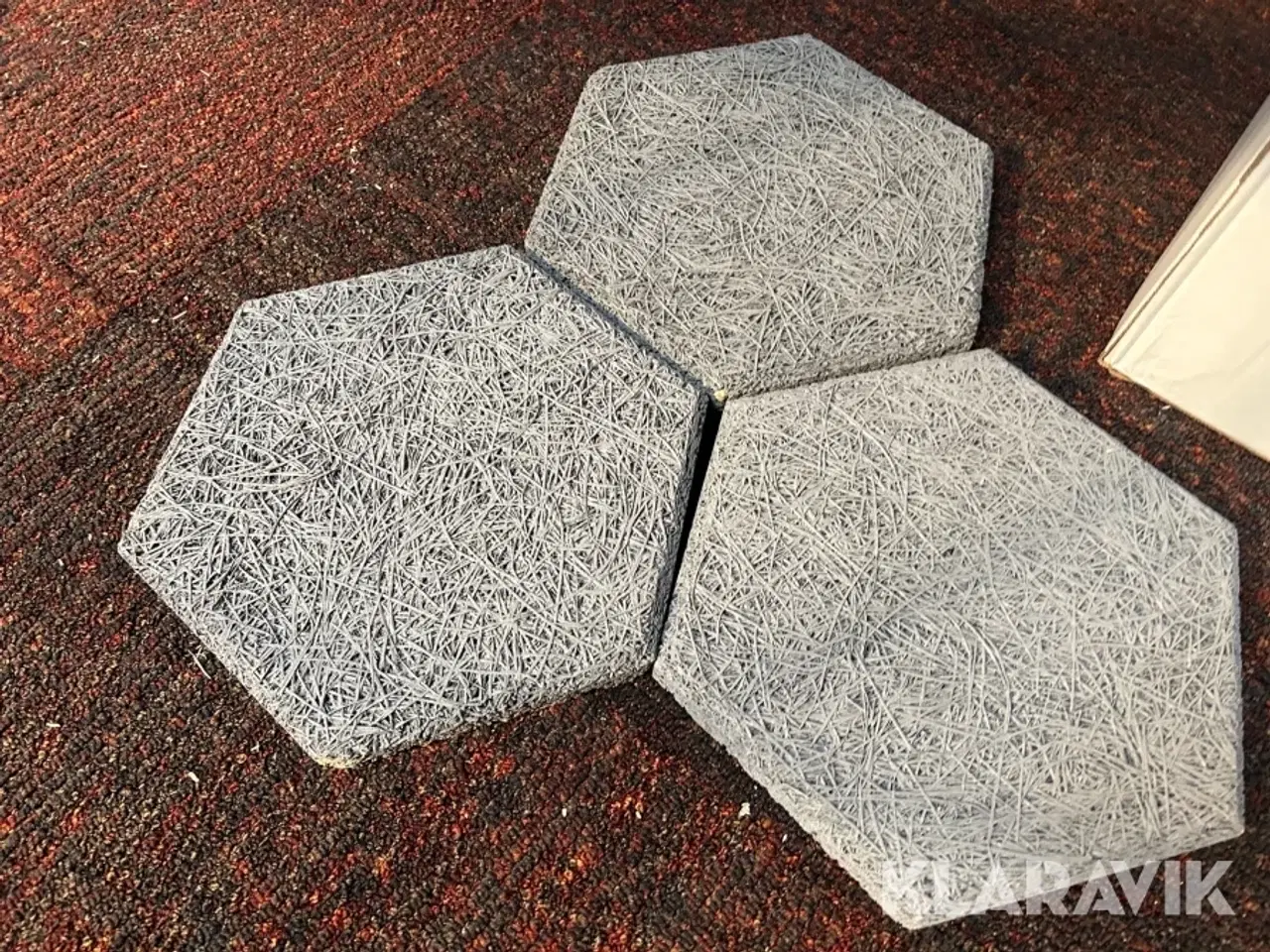 Billede 3 - Træbeton plader Fibrotech Hexagon 216 styk