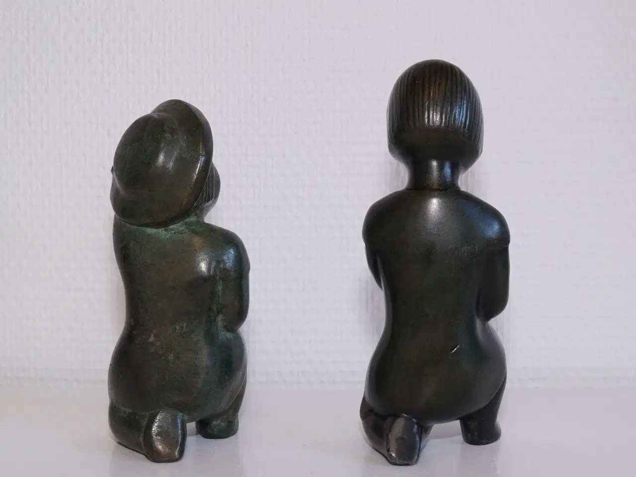 Billede 4 - Detaljerede figurer i patineret bronze fra ca 1930