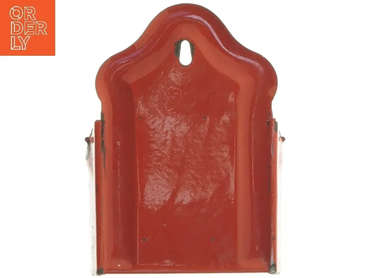 Billede 4 - Væghængt vintage saltbeholder (str. 19,5x15 cm)