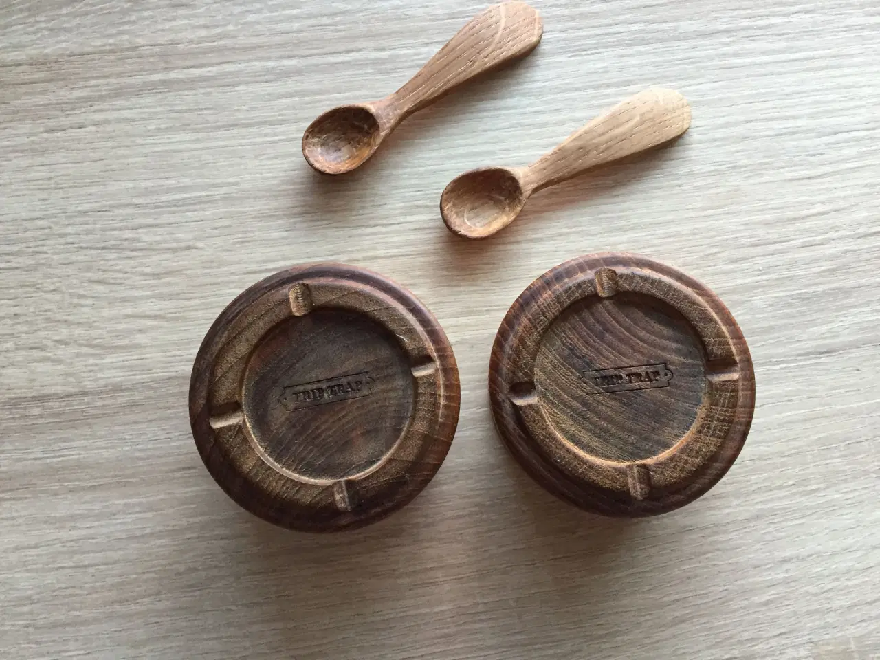 Billede 4 - Trip Trap saltkar med skeer  - samlet pris