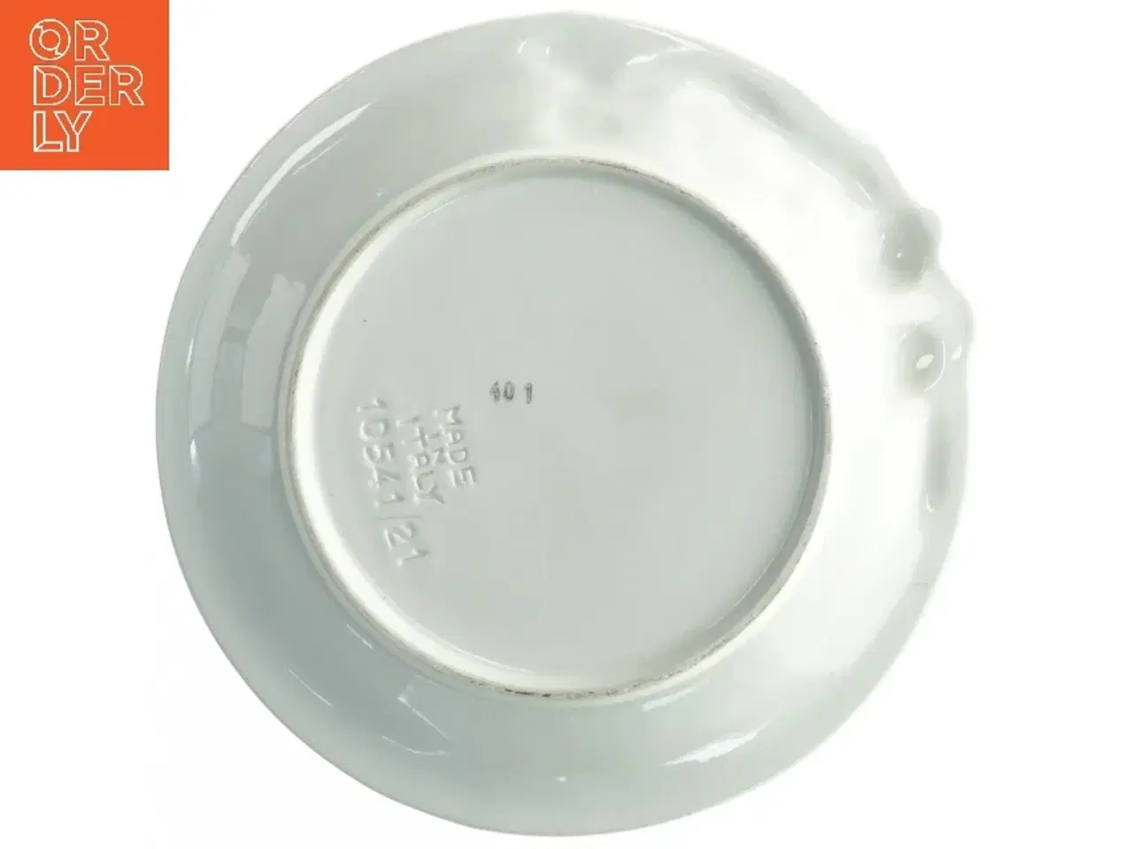 Billede 2 - Dekorativ keramiktallerken med jordbær (str. Diameter 21 cm)