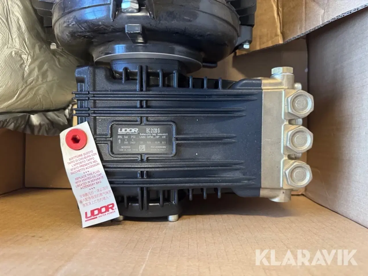 Billede 11 - Højtrykspumpe-renser UDOR Elett.ed.cc.2120S samlet sæt