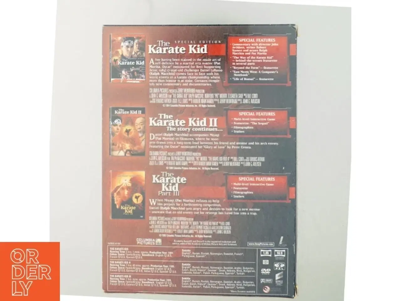 Billede 3 - The Karate Kid I - III (DVD)