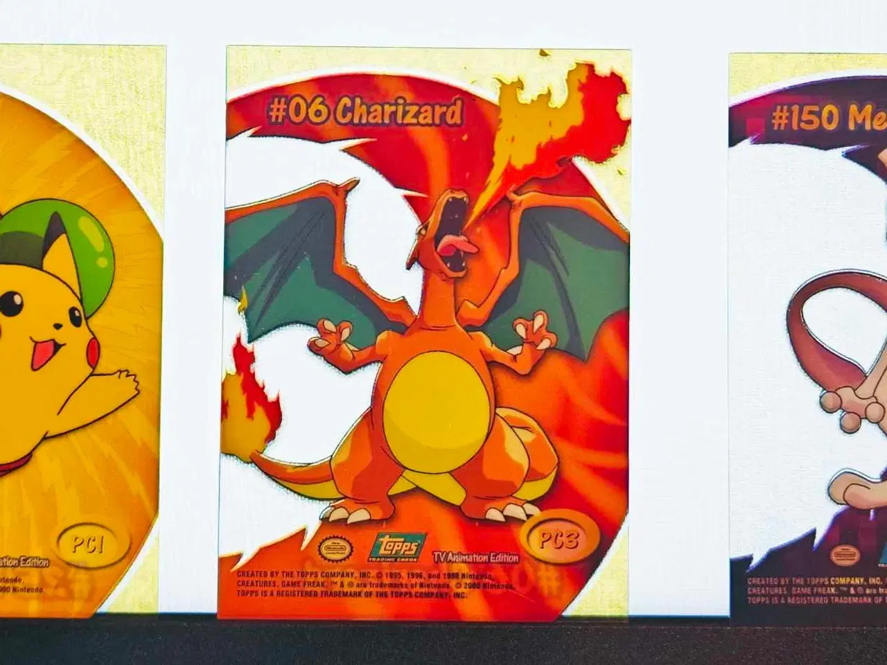 Billede 1 - Pokemon Pikachu / Charizard / Mew TOPPS TV 