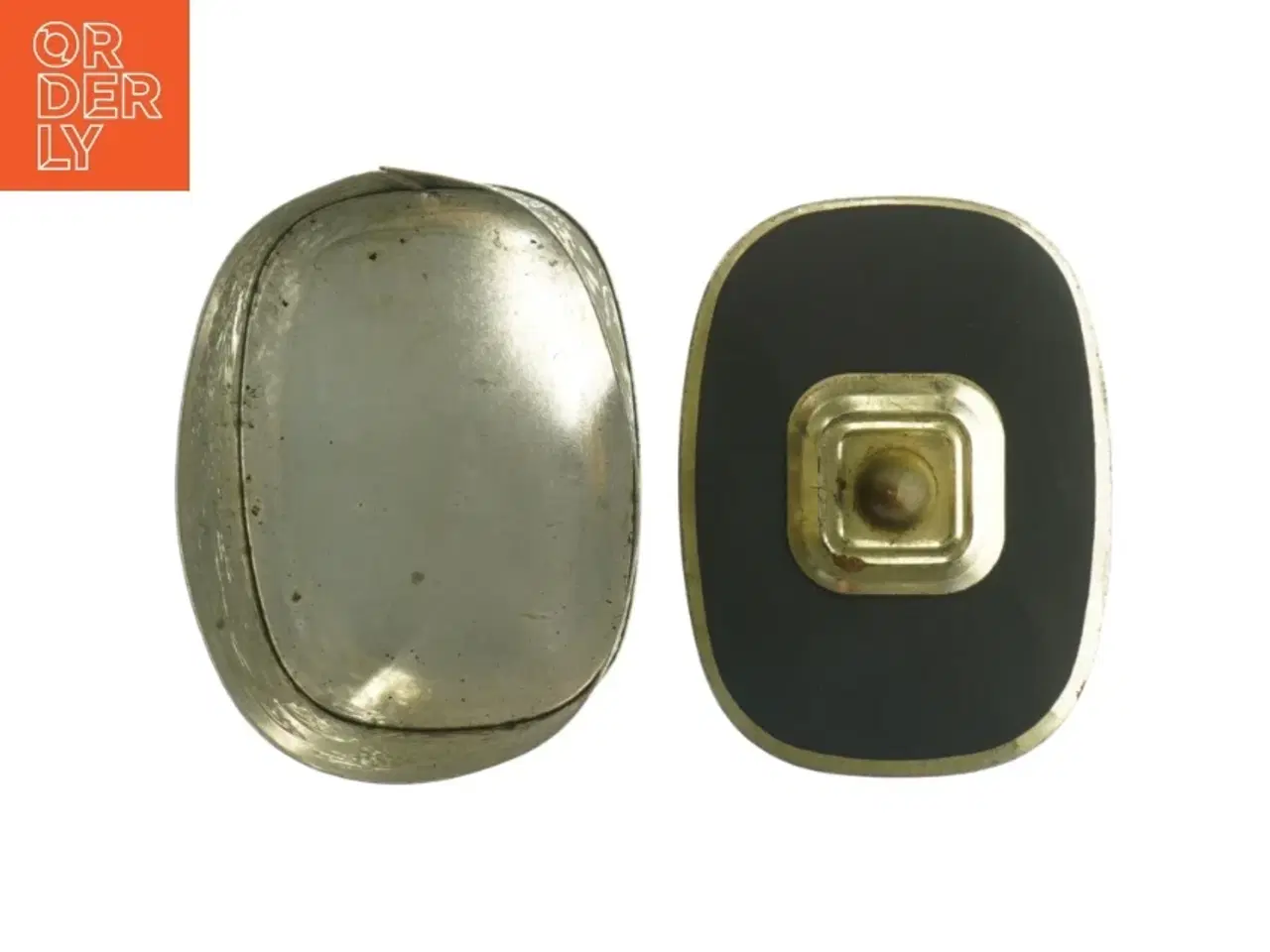 Billede 5 - Vintage opbevaringsdåse med låg (str. 13x9,5 cm)