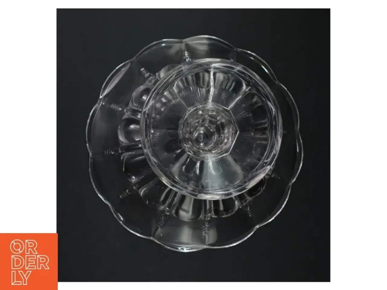 Billede 3 - Glasfad (str. H. 20 cm ø. 25 cm)