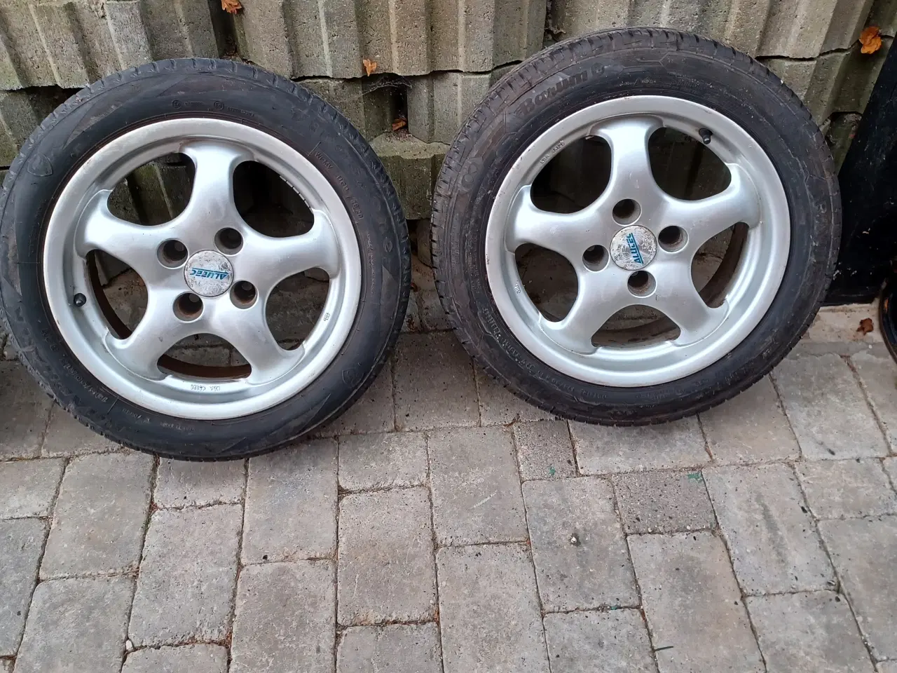 Billede 5 - Peugeot / Citroen alufælge med sommerdæk.
