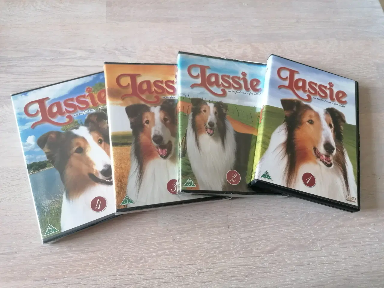 Billede 1 - Lassie DVD film 4 stk.