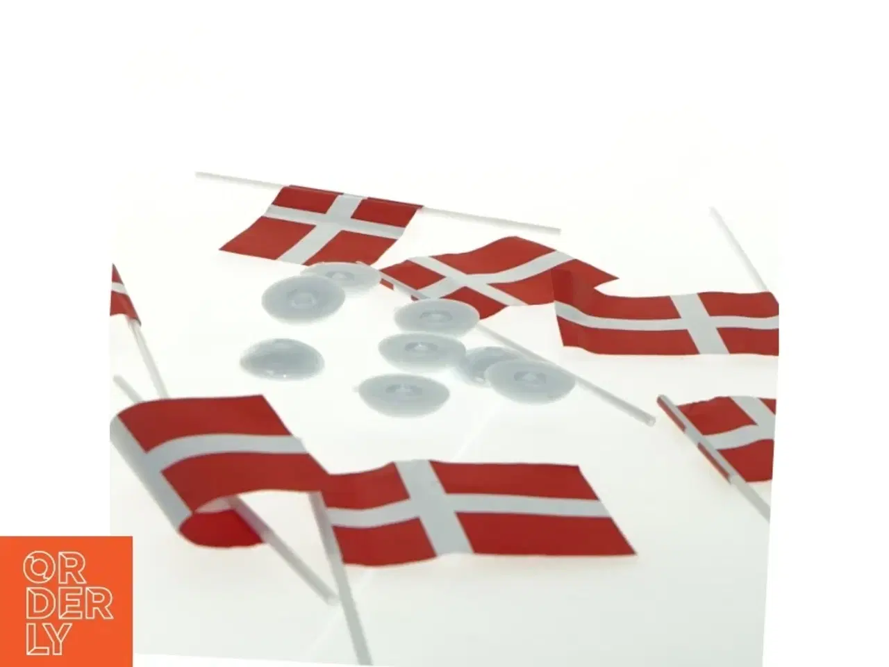 Billede 3 - Dansk bordflag (str. 15,5 cm)