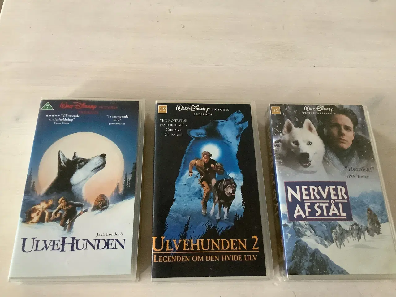 Billede 1 - Disney Ulvehunden/Ulvehunden2 /Nerver af stål vhs 