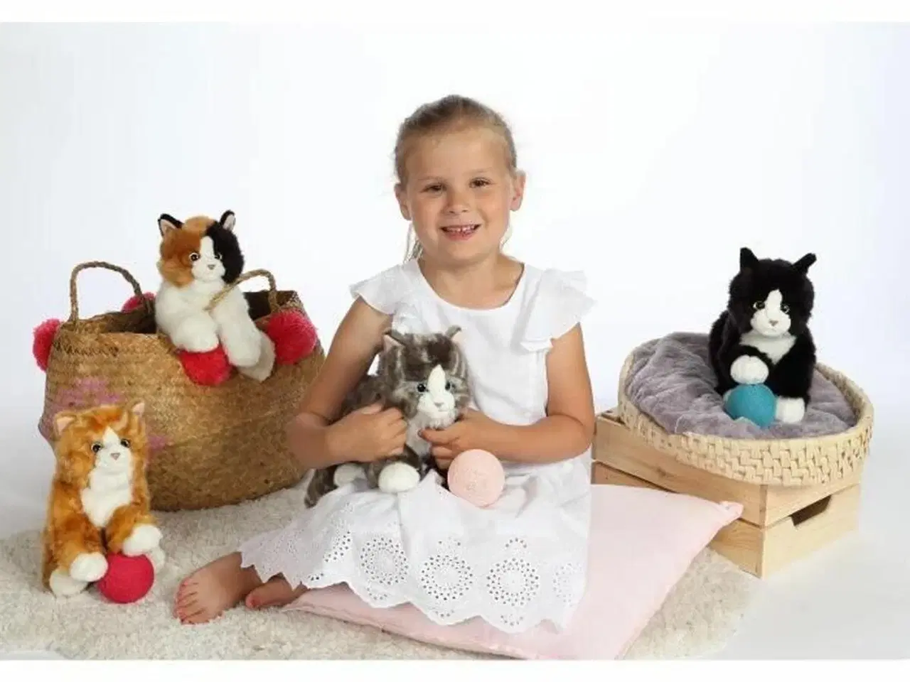 Billede 5 - Plysdyr kat - Gipsy, grå moderne