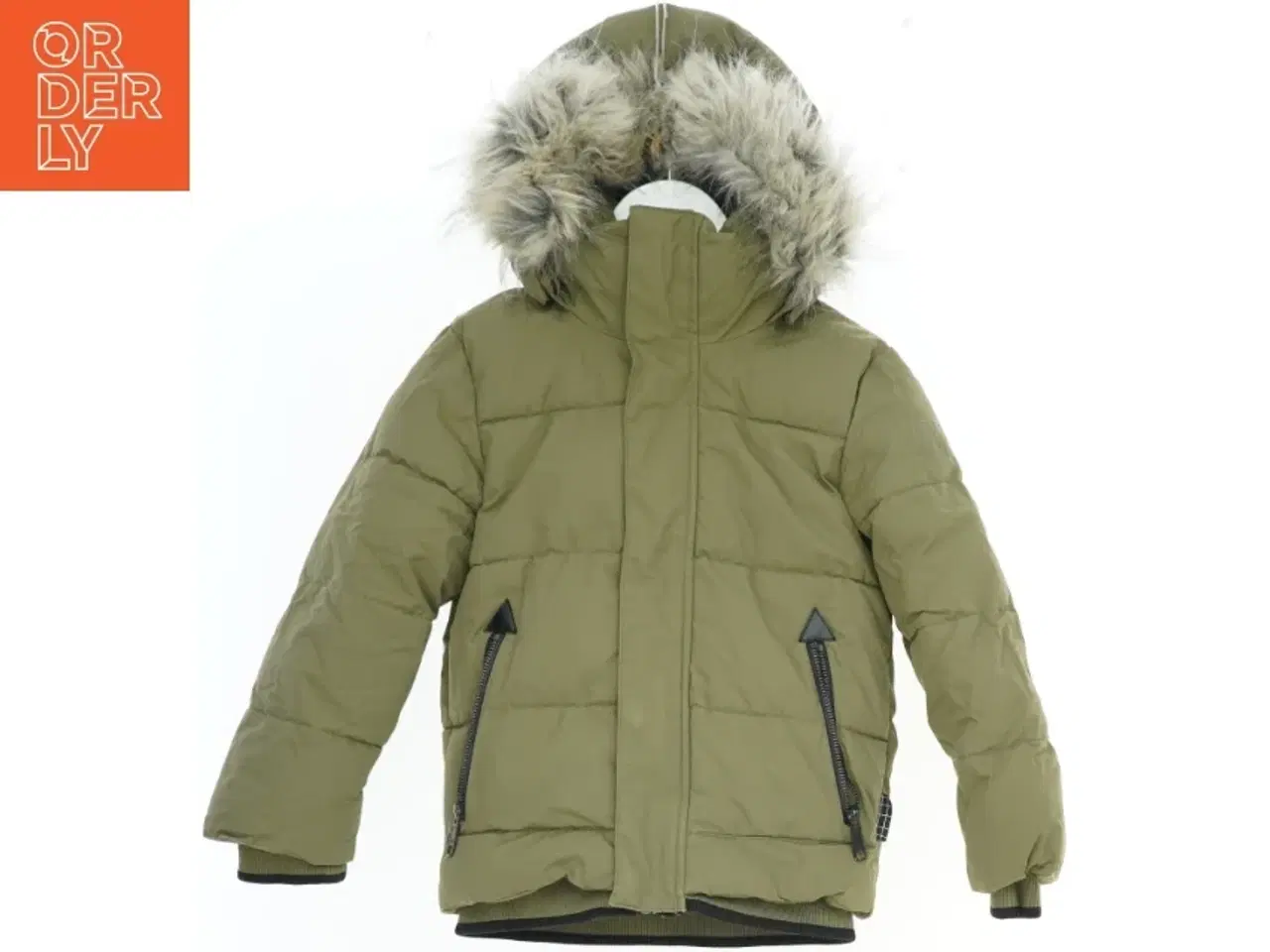 Billede 1 - Vinterjakke med hætte og faux fur fra Molo (str. 110)