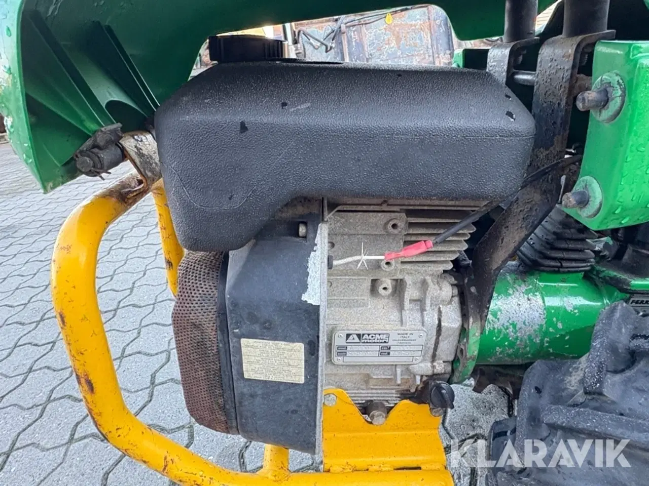 Billede 10 - Traktor 2-hjulet Ferrari 320 med fræser og kost