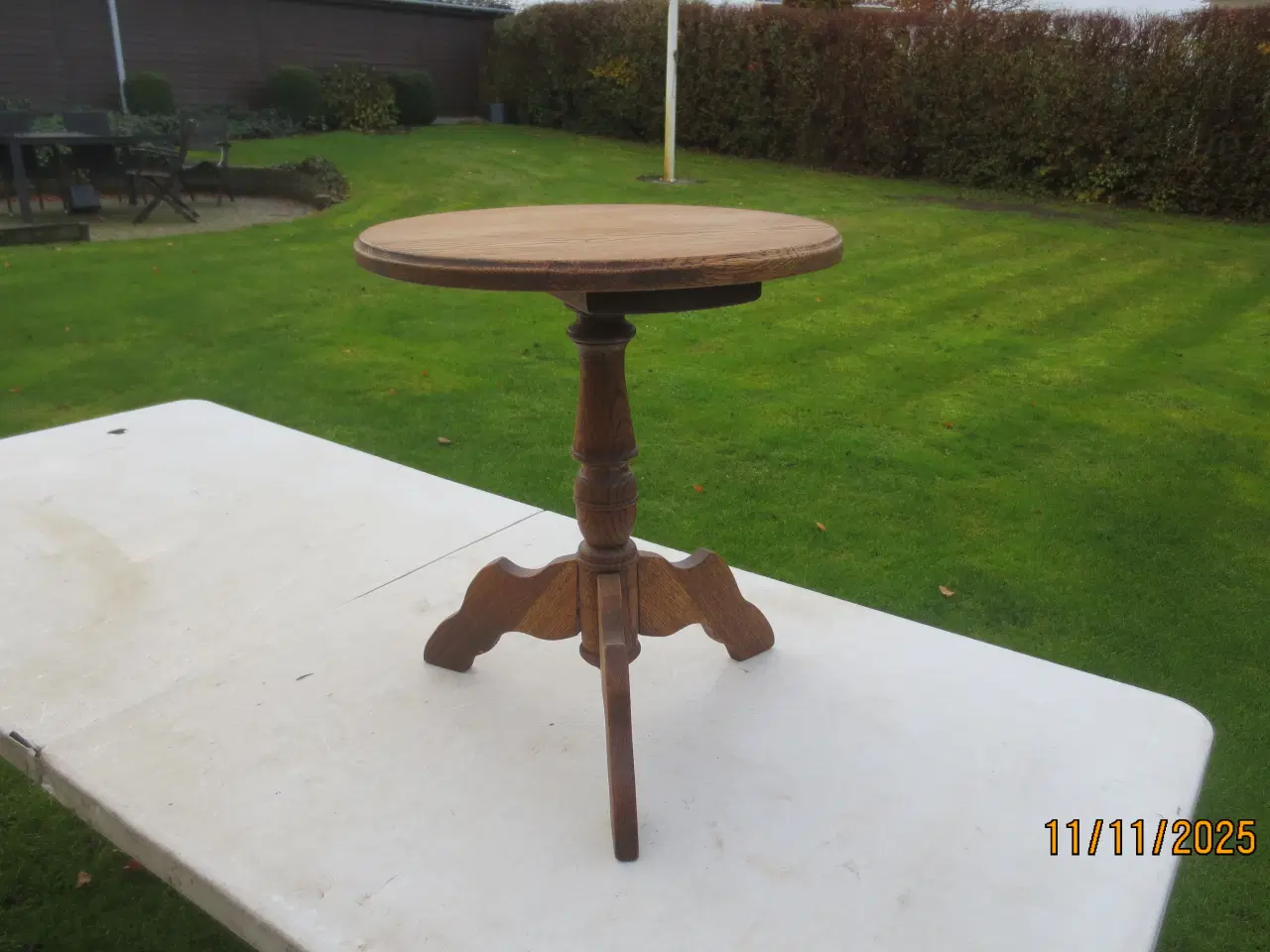 Billede 1 - 1 stk Rund Sidebord / Sofabord