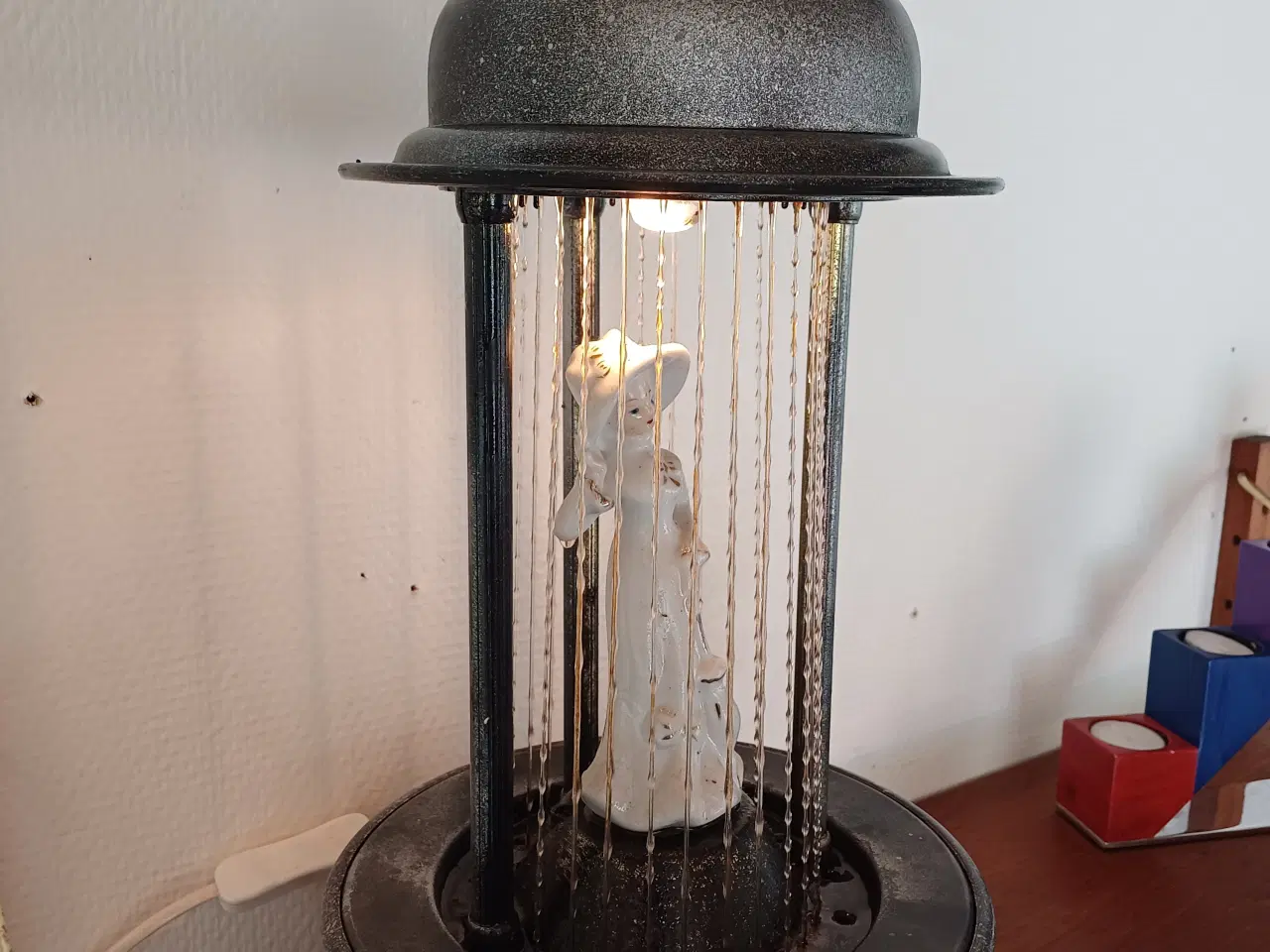 Billede 3 - Vintage olie regns bordlampe. 