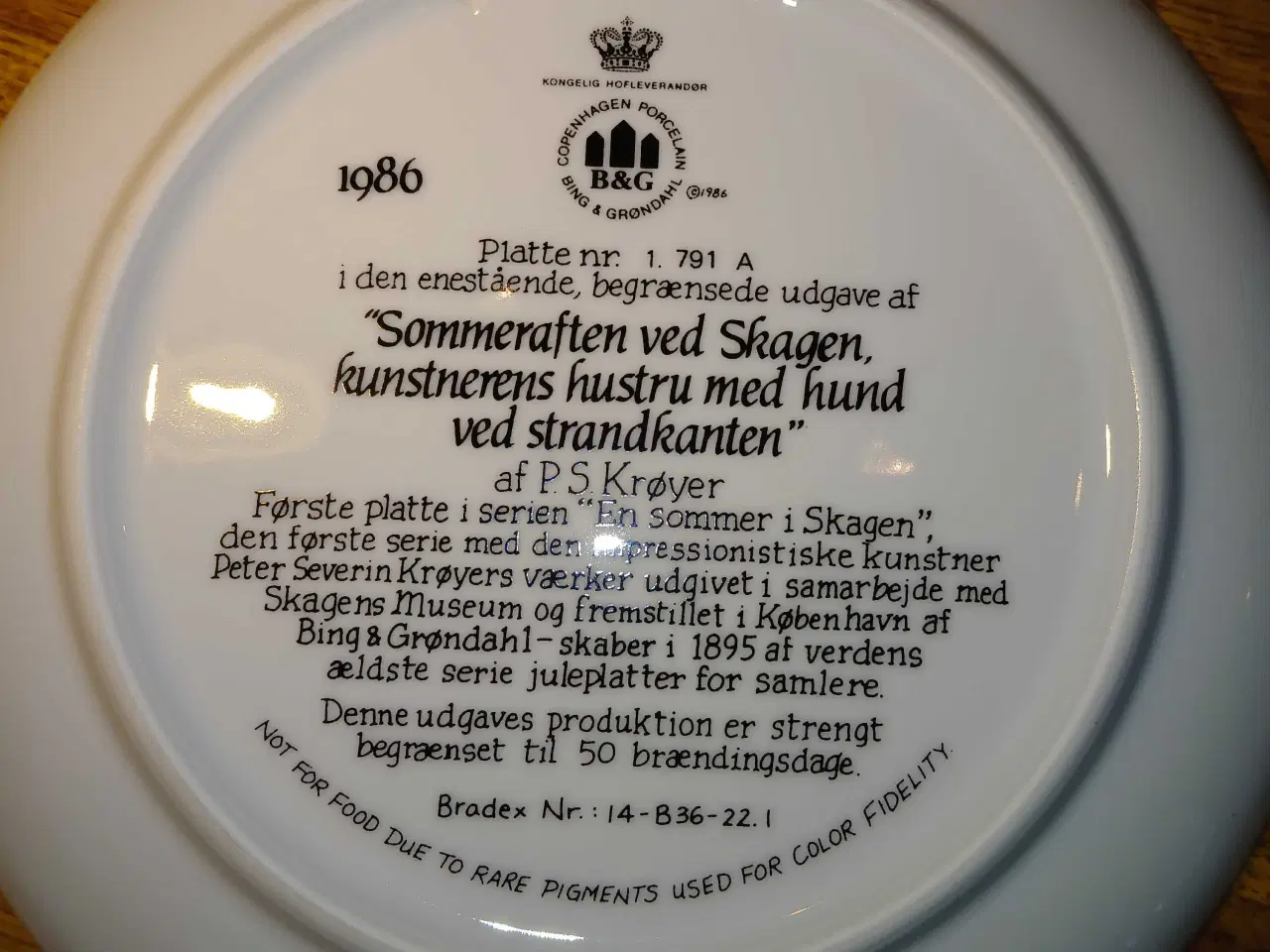 Billede 2 - Bing og Grøndahl platte 