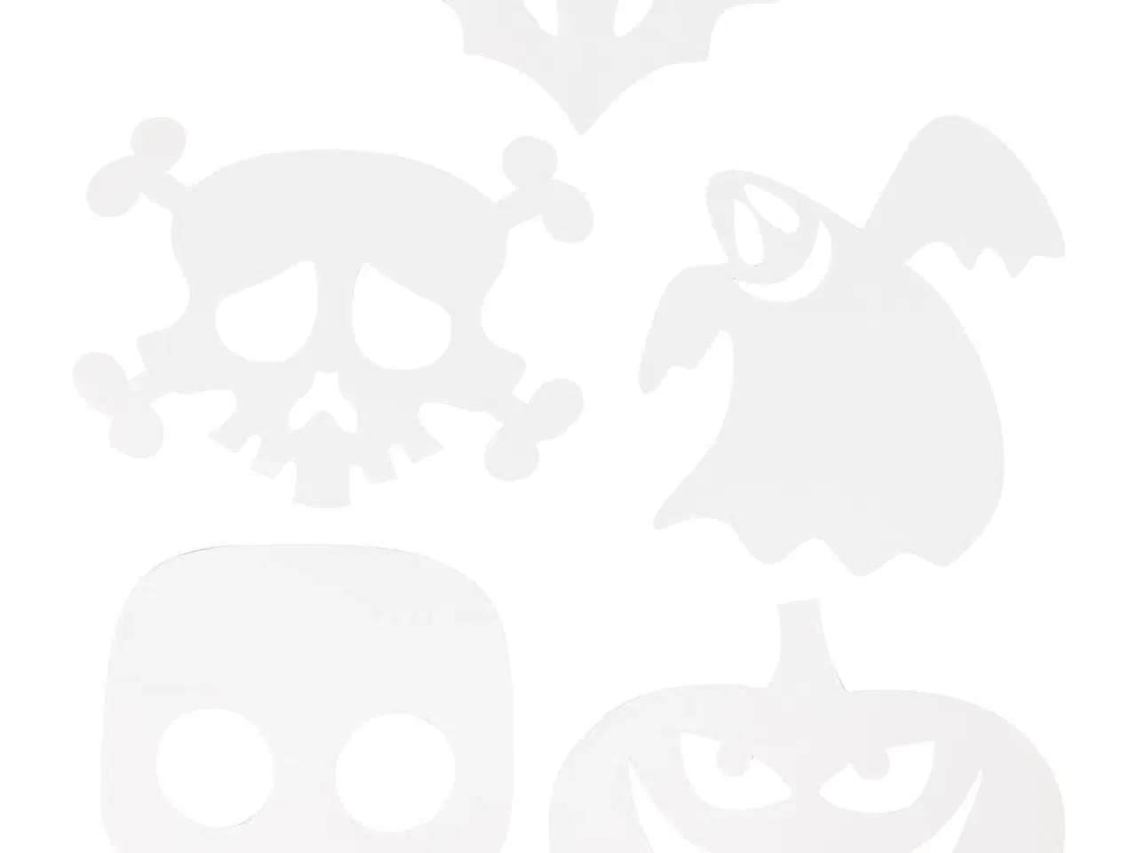 Billede 1 - Halloween Figurer - 16 stk. Dekoration i Karton