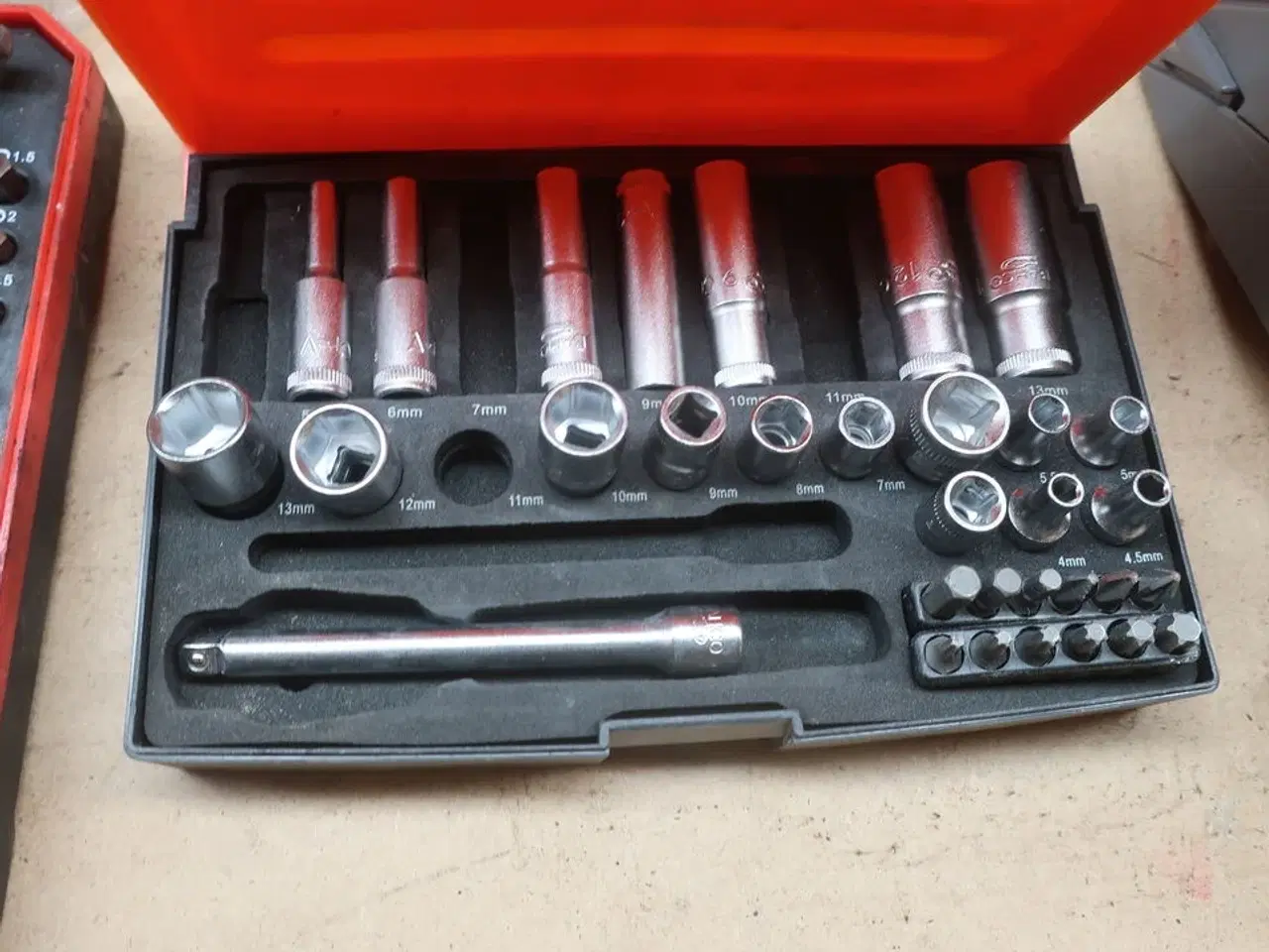 Billede 4 - 2 stk. topnøglesæt og bitzsæt BAHCO, POWERFIX