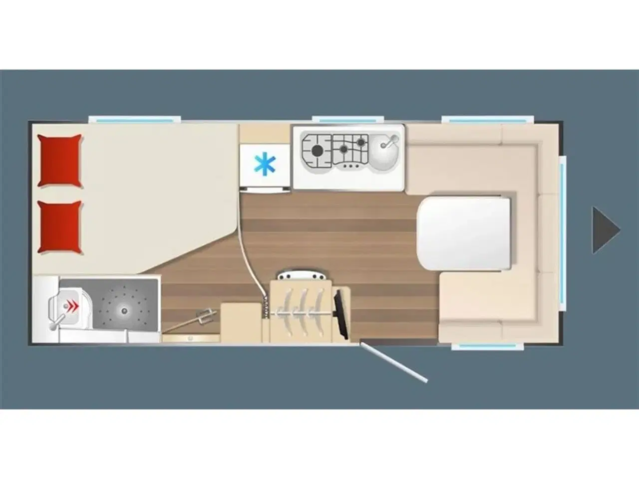 Billede 2 - 2026 - Bürstner B66 465 TS   NYHED 2026! Bürstner B66 465 TS 2026 - Kommer senere hos Camping-Specialisten.dk