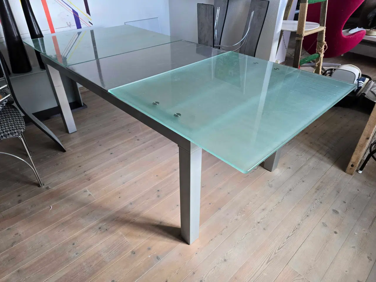 Billede 2 - 6-8 personers spisebord med udtræk