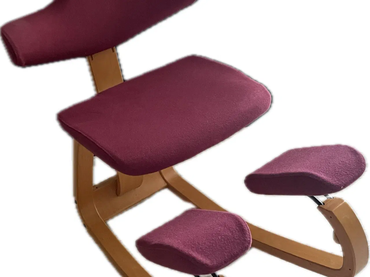 Billede 1 - STOKKE Varier Balans Ergonomisk Stol Vinrød/bøg