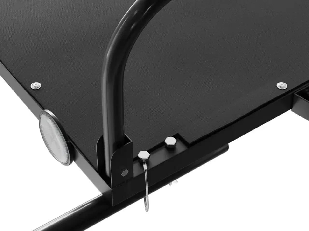 Billede 8 - Cykelanhænger 135x70x37 cm jern sort