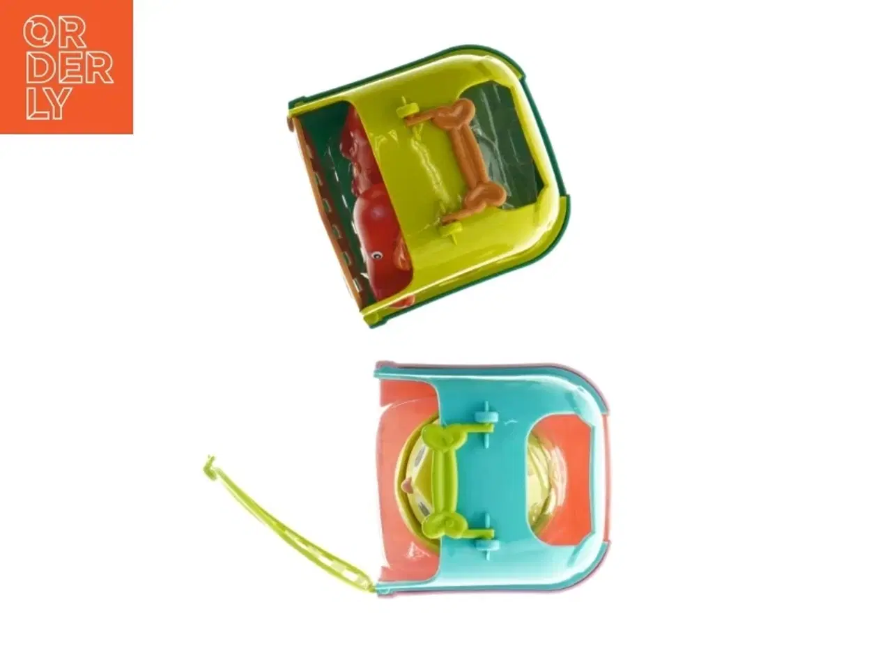 Billede 3 - Plastik dyr og transportkasser legetøjssæt (str. 9 x 8 cm)