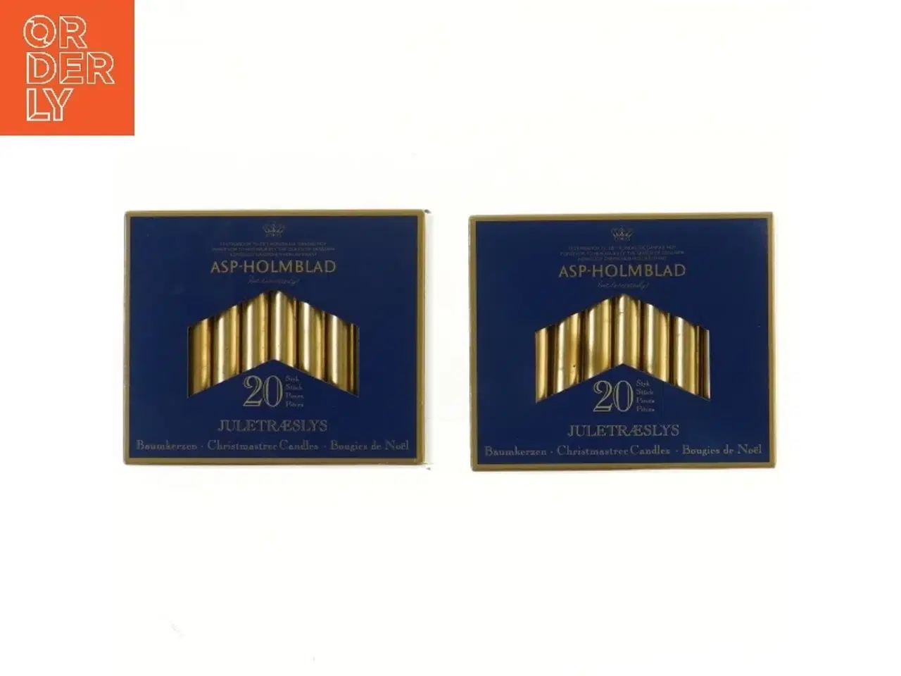 Billede 1 - Asp-Holmblad juletræslys, 40 stk fra Asp-Holmblad (str. 40 styk, 11 cm)