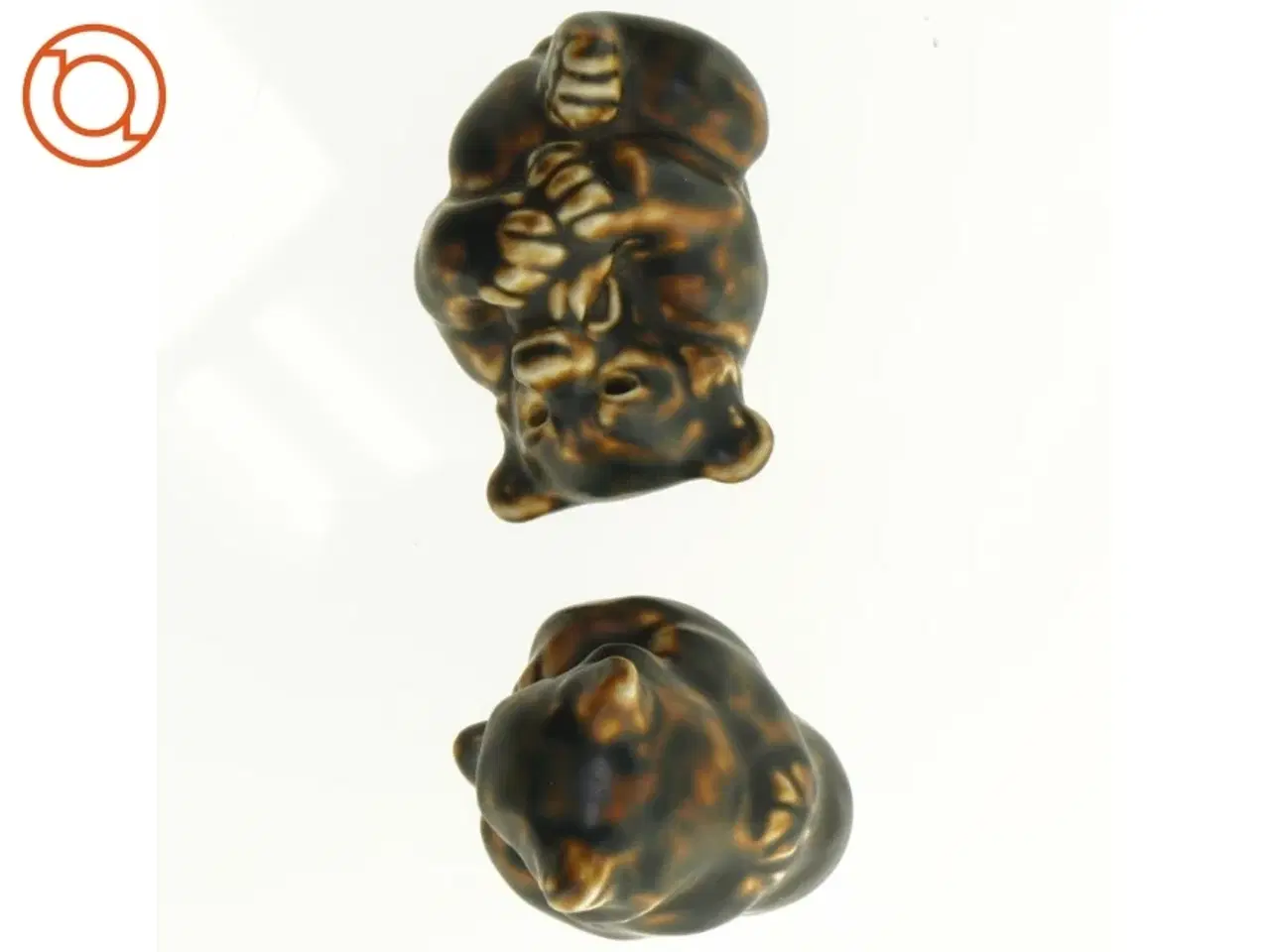 Billede 4 - Figurer af bjørneunger fra Royal Copenhagen (str. 8 x 5 cm)