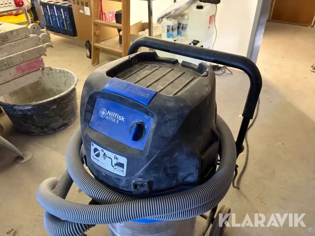 Billede 4 - Industri våd-/tørstøvsuger Nilfisk ATTIX 9