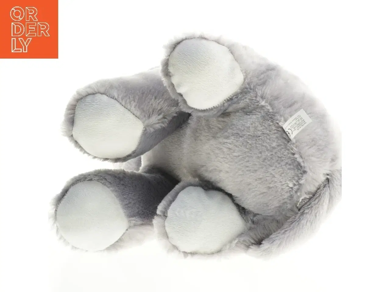 Billede 4 - Blågrå plys elefant