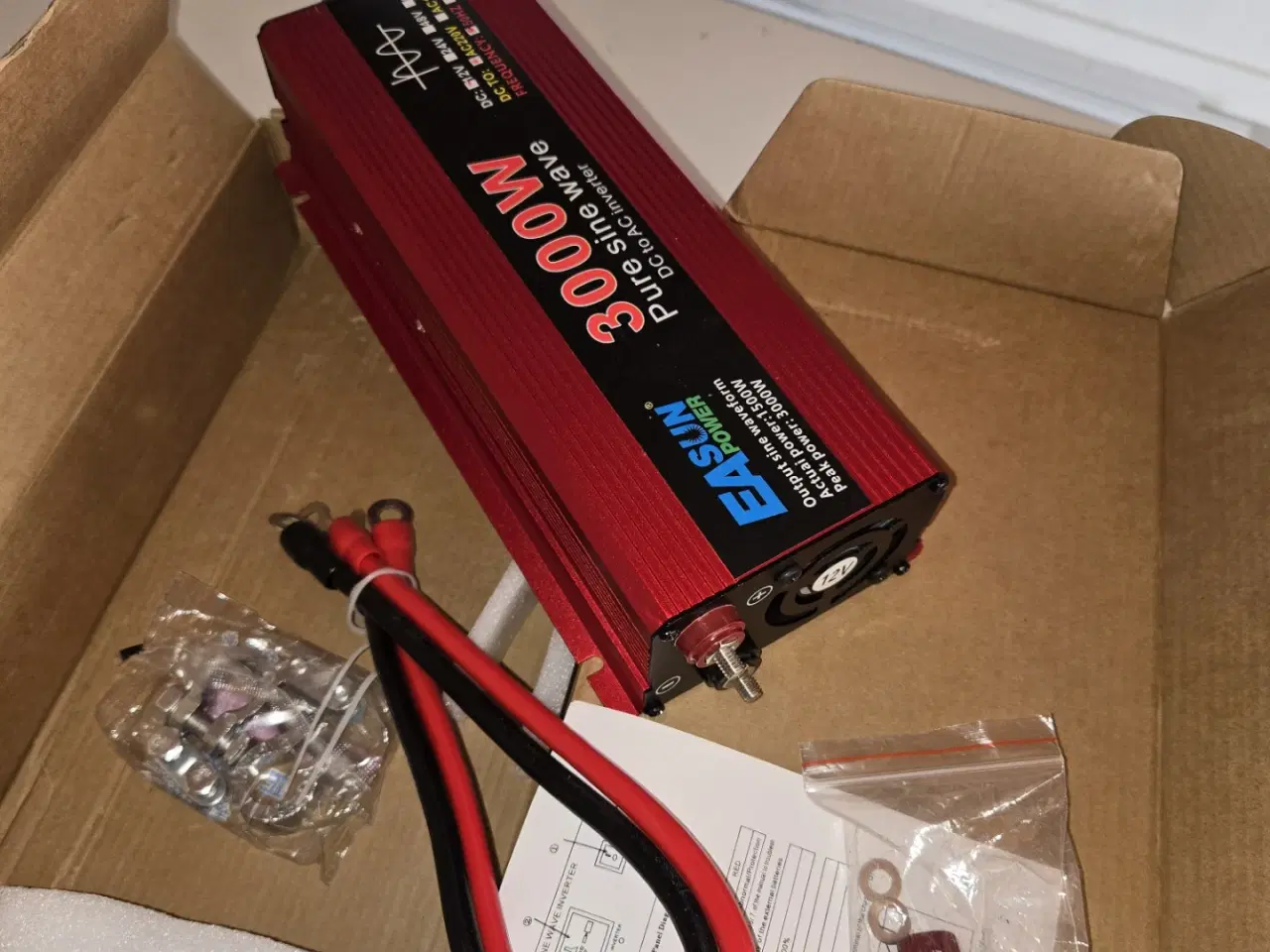 Billede 4 - Ny omformer 12v dc til 220v ac pure sinus wave