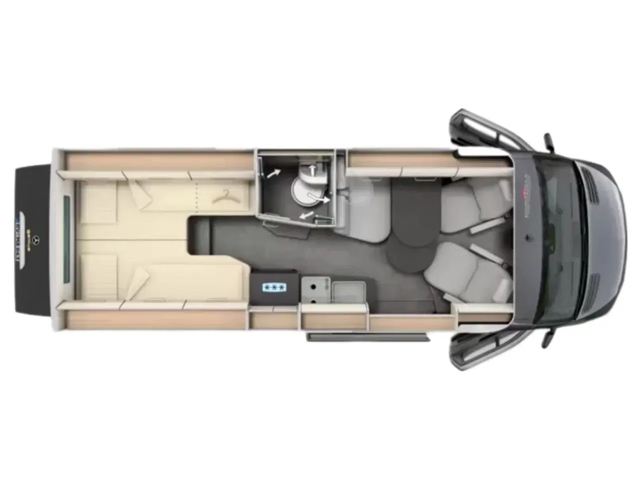 Billede 53 - 2025 - Carthago Van Genius 641 LE MB   GENIAL Carthago Van Genius 641 LE 170 Hk - 9 trin G-Tronic automatgear