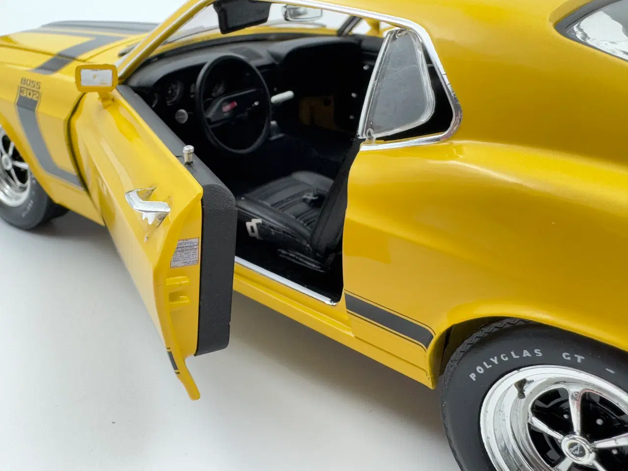 Billede 7 - 1969 Ford Mustang Boss 302 Meget detaljeret - 1:18