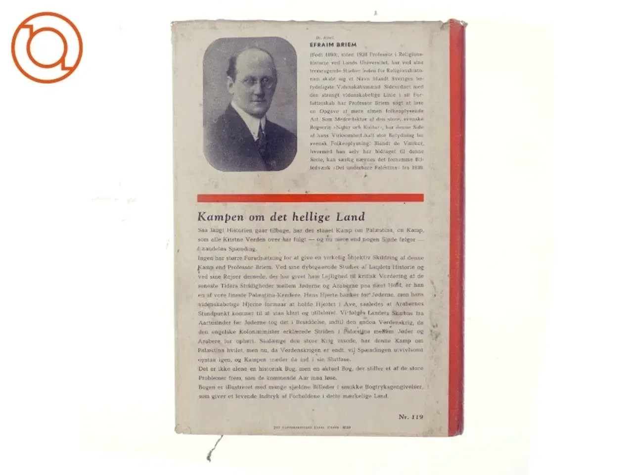Billede 3 - Kampen om det hellige land af Efraim Briem (bog)