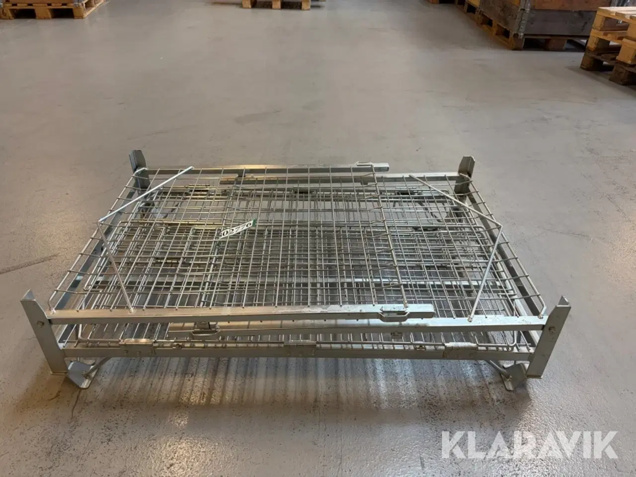 Billede 10 - Gitterbur Svensk Stålvarefabrik galvaniseret sammenklappelige 10 styk