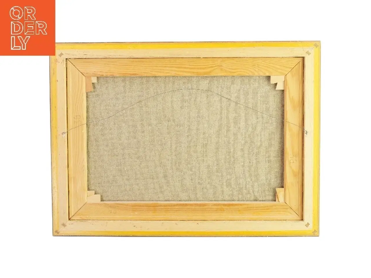 Billede 2 - Billedramme / maleri med billede fra Ukendt (str. LB:62,5x46cm)