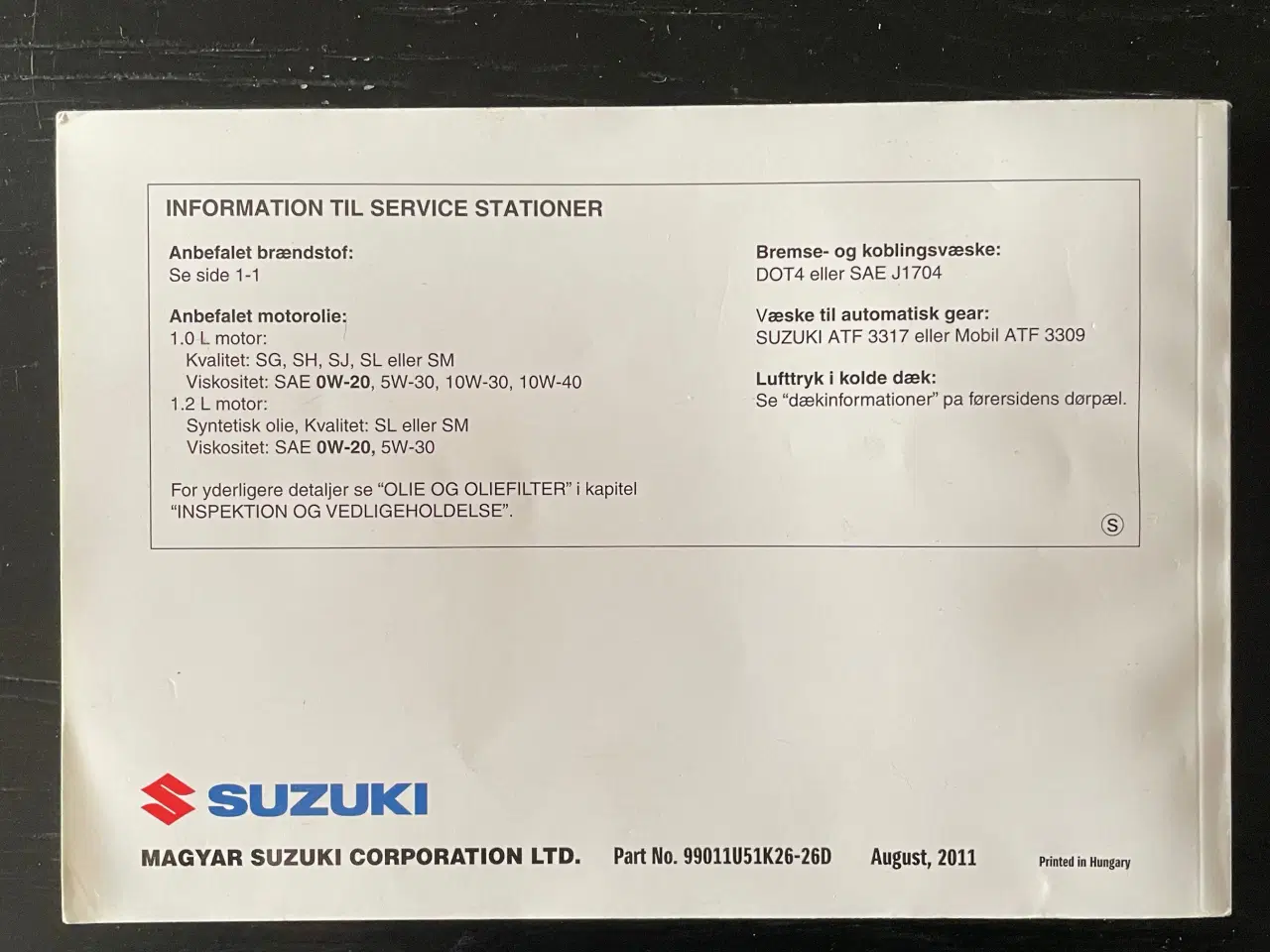 Billede 6 - Suzuki Splash instruktionsbog