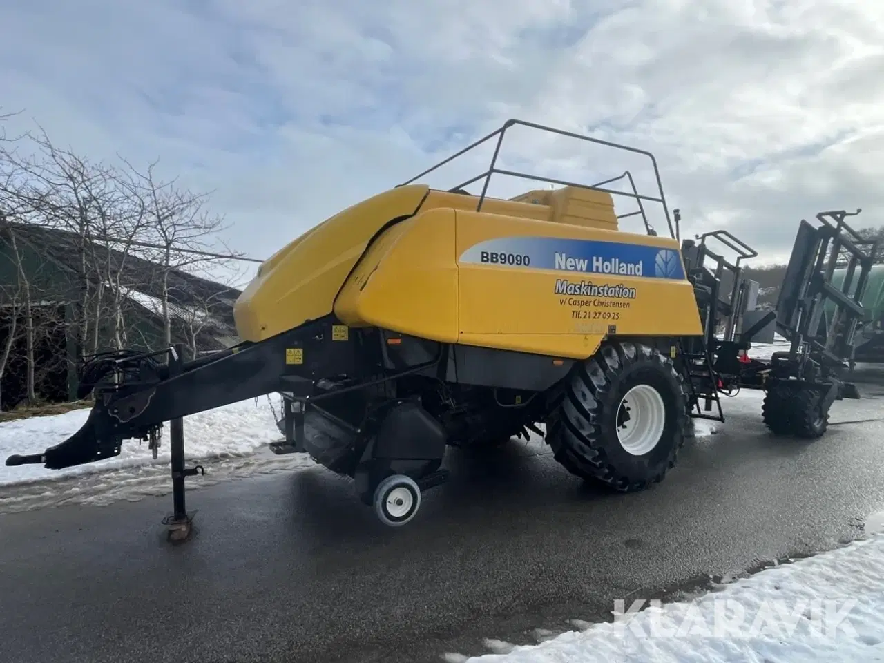 Billede 1 - Bigballepresser New Holland BB9090 med parkland ballevogn