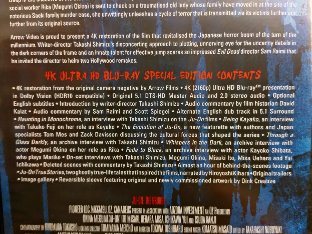 Billede 2 - Ju-On (The Grudge) 4k bluray 